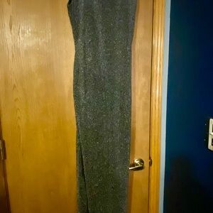 Elegant Black Glitter Dress